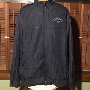 Callaway men’s XXL zip up jacket black golf